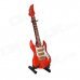 DEDO MG-328 Mini Music Instrument Wood Electric Guitar Model - Red DEDO MG-328 Mini Music Instrument Wood Electric Guitar Model - Red