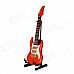 DEDO MG-328 Mini Music Instrument Wood Electric Guitar Model - Red DEDO MG-328 Mini Music Instrument Wood Electric Guitar Model - Red