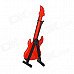 DEDO MG-328 Mini Music Instrument Wood Electric Guitar Model - Red DEDO MG-328 Mini Music Instrument Wood Electric Guitar Model - Red