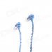 HH-135 Novel Zipper Style Universal Wired In-ear Headset - Blue (3.5mm Plug) HH-135 Novel Zipper Style Universal Wired In-ear Headset - Blue (3.5mm Plug)