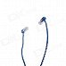 HH-135 Novel Zipper Style Universal Wired In-ear Headset - Blue (3.5mm Plug) HH-135 Novel Zipper Style Universal Wired In-ear Headset - Blue (3.5mm Plug)