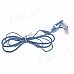 HH-135 Novel Zipper Style Universal Wired In-ear Headset - Blue (3.5mm Plug) HH-135 Novel Zipper Style Universal Wired In-ear Headset - Blue (3.5mm Plug)