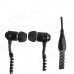 HH-135 Novel Zipper Style Universal Wired In-ear Headset - Black (3.5mm Plug) HH-135 Novel Zipper Style Universal Wired In-ear Headset - Black (3.5mm Plug)