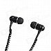 HH-135 Novel Zipper Style Universal Wired In-ear Headset - Black (3.5mm Plug) HH-135 Novel Zipper Style Universal Wired In-ear Headset - Black (3.5mm Plug)