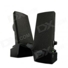 CAMAC CMK-858 AC Power Portable Music Speaker for PC / Laptop - Black (2 PCS) CAMAC CMK-858 AC Power Portable Music Speaker for PC / Laptop - Black (2 PCS)