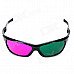 3D Anaglyphic Glasses - Green + Purple