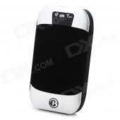 GPS303 GSM / GPRS / GPS Car / Handheld Positioning Tracker Device - Black + Silver White