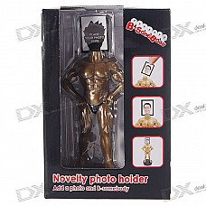 Unique Novelty Photo Holder - Muscle Man Unique Novelty Photo Holder - Muscle Man