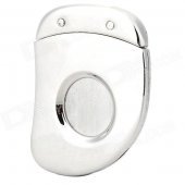 High Quality Stainless Steel Cigar Cutter - Silver