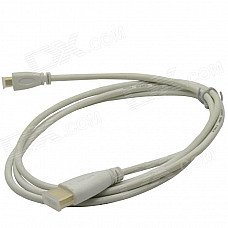 HDMI V1.4 Male to Micro HDMI Male Connection Cable - White (150cm)