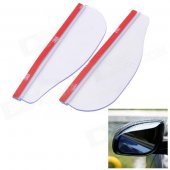 Car Rear-View Mirror Rainproof Blade - Transparent (Pair)