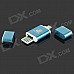 OTG USB Micro SD/TF Card Reader - Sky Blue (64G) OTG USB Micro SD/TF Card Reader - Sky Blue (64G)