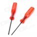 Cross and Trigram Screw Drivers 2-piece Kit for NDS NDSL and Wii Cross and Trigram Screw Drivers 2-piece Kit for NDS NDSL and Wii