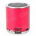 MA-02 Mini MP3 Speaker w/ TF / U-flash / FM - Wine Red MA-02 Mini MP3 Speaker w/ TF / U-flash / FM - Wine Red