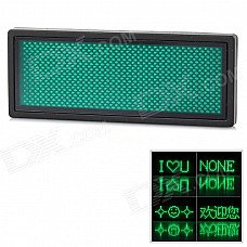 USB Rechargeable / Edit By PC / Message Advertising Green LED Name Scrolling Text Badge USB Rechargeable / Edit By PC / Message Advertising Green LED Name Scrolling Text Badge