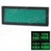 USB Rechargeable / Edit By PC / Message Advertising Green LED Name Scrolling Text Badge USB Rechargeable / Edit By PC / Message Advertising Green LED Name Scrolling Text Badge