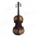 William 4/4 Full Size Beginner Retro Violin Starter Kit - Brown + Black William 4/4 Full Size Beginner Retro Violin Starter Kit - Brown + Black