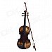 William 4/4 Full Size Beginner Retro Violin Starter Kit - Brown + Black William 4/4 Full Size Beginner Retro Violin Starter Kit - Brown + Black