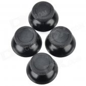 Replacement Plastic 3D Joystick Cap for PS4 - Black (4 PCS)
