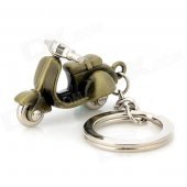 Creative Motorcycle Style Zinc Alloy Keychain - Antique Brass