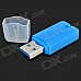 USB 2.0 TF Micro SD Card Reader - Blue (32GB) USB 2.0 TF Micro SD Card Reader - Blue (32GB)