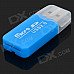 USB 2.0 TF Micro SD Card Reader - Blue (32GB) USB 2.0 TF Micro SD Card Reader - Blue (32GB)