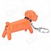 Cute Cartoon Dog Red Flame Butane Lighter - Orange + Black