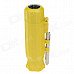 6552 Creative Portable Green Flame Windproof Lighter w/ Compass - Yellow 6552 Creative Portable Green Flame Windproof Lighter w/ Compass - Yellow