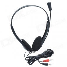 PC-610 Stereo Headset w/ Microphone - Black (3.5mm Plug / 150cm-Cable) PC-610 Stereo Headset w/ Microphone - Black (3.5mm Plug / 150cm-Cable)