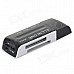 Multifunctional USB 2.0 SD / MS / MicroSD / TF / M2 Card Reader - White + Black (Max. 32GB) Multifunctional USB 2.0 SD / MS / MicroSD / TF / M2 Card Reader - White + Black (Max. 32GB)