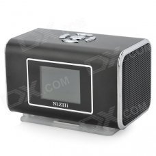 NIZHI TT6 Portable Mini Music Speaker MP3 Player w/ FM / TF Card Slot - Black NIZHI TT6 Portable Mini Music Speaker MP3 Player w/ FM / TF Card Slot - Black