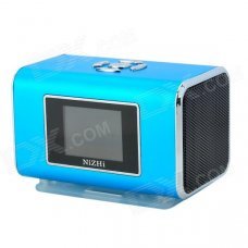 NIZHI TT6 Portable Mini Music Speaker MP3 Player w/ FM / TF Card Slot - Blue NIZHI TT6 Portable Mini Music Speaker MP3 Player w/ FM / TF Card Slot - Blue