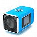 NIZHI TT6 Portable Mini Music Speaker MP3 Player w/ FM / TF Card Slot - Blue NIZHI TT6 Portable Mini Music Speaker MP3 Player w/ FM / TF Card Slot - Blue