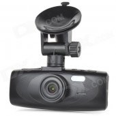 G1WH 2.7" TFT 3.0MP CMOS Full HD 1080P 140 Degree Wide Angle Car DVR w/ G-sensor / TF - Black
