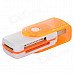 4-in-1 Rotate-to-open SD / TF / MS / M2 Car Reader - White + Orange (32G Max.) 4-in-1 Rotate-to-open SD / TF / MS / M2 Car Reader - White + Orange (32G Max.)