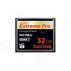 SanDisk 32GB Extreme Pro CompactFlash Flash Memory Card 160MB/s