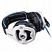 SADES SA-903 USB 2.0 Gaming Headphones w/ Microphone - Black + White (300cm-Cable) SADES SA-903 USB 2.0 Gaming Headphones w/ Microphone - Black + White (300cm-Cable)