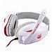 SADES SA-808 USB 2.0 Gaming Headset w/ Microphone - White (3.5mm Plug / USB2.0 Plug / 220cm-Cable) SADES SA-808 USB 2.0 Gaming Headset w/ Microphone - White (3.5mm Plug / USB2.0 Plug / 220cm-Cable)