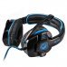 SADES SA-901 USB 2.0 Wired Headphones w/ Microphone - Black + Blue (307cm-Cable) SADES SA-901 USB 2.0 Wired Headphones w/ Microphone - Black + Blue (307cm-Cable)