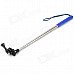 Outdoor Sports 1/4" Screw Camera Selfie Rod for GoPro - Blue + Silver Outdoor Sports 1/4" Screw Camera Selfie Rod for GoPro - Blue + Silver