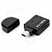 Mini USB to TF Micro SD Card Reader - Black Mini USB to TF Micro SD Card Reader - Black