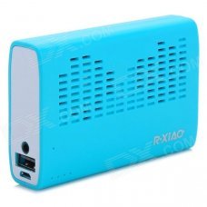 R-XIAO PS95 3W Speaker w/ Micro USB / USB - Sapphire Blue R-XIAO PS95 3W Speaker w/ Micro USB / USB - Sapphire Blue