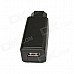 RT301 Electric Motorcycle Charger USB 5V 1A for Mobile Phone - Black (30~120V) RT301 Electric Motorcycle Charger USB 5V 1A for Mobile Phone - Black (30~120V)