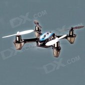 JJRC F180 2.4G 6-Channel Remote Control LCD Multi-mode UFO Four Axis Aircraft - Black + Blue