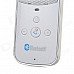 Bluetooth V3.0 + EDR Car Hands-free Speaker - White + Silver