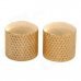 ZEA-YQ-02 Iron + Plastic Guitar Volume Knobs - Golden (2 PCS) ZEA-YQ-02 Iron + Plastic Guitar Volume Knobs - Golden (2 PCS)