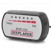 C1LXZ Motorcycle Accessory Professional Electric Quantity Displayer - Black + Silver (48V)