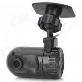 1.5" TFT 1080p 5.0 MP CMOS 120 Degree Wide Angle Car DVR - Black