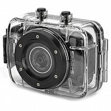 D10 1.77" LCD 720p 1.3MP 4X Digital Zoom DVR Camcorder w/ Waterproof Case - Black D10 1.77" LCD 720p 1.3MP 4X Digital Zoom DVR Camcorder w/ Waterproof Case - Black