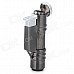 STHJ001 Double Head Butane Jet Lighter - Deep Grey + Silver White STHJ001 Double Head Butane Jet Lighter - Deep Grey + Silver White